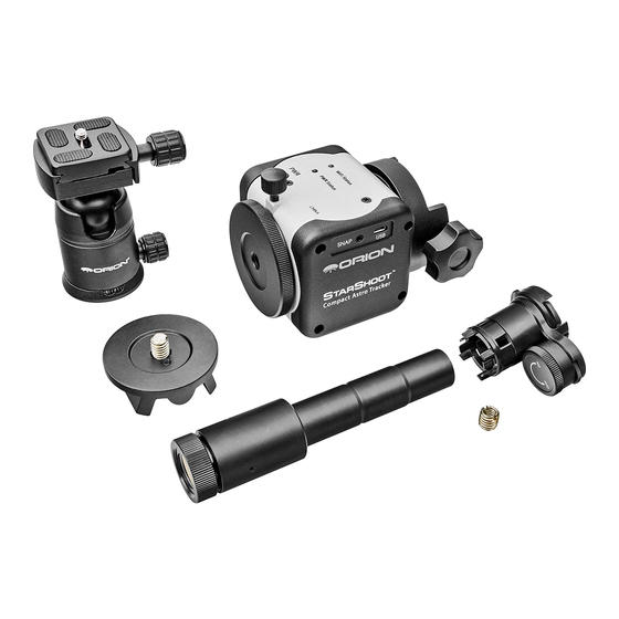 ORION TELESCOPES & BINOCULARS StarShoot Compact Astro Tracker Instruction Manual