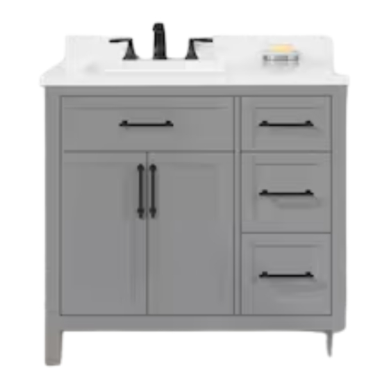 Allen + Roth BRINKHAVEN 36AG Installation Manual