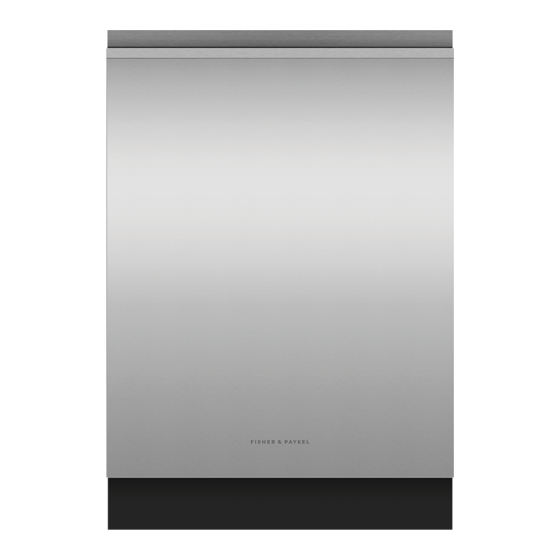 Fisher & Paykel DW24UNT4X2 Installation Manual