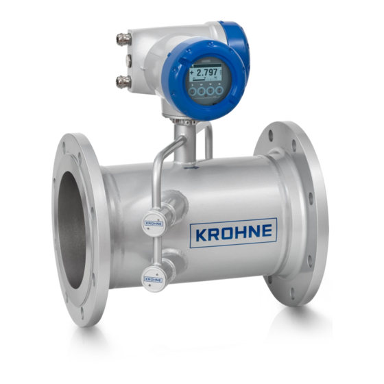 KROHNE OPTISONIC 7300 Supplementary Instructions Manual