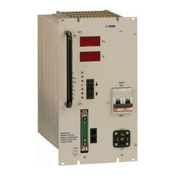 Eltek Valere PSS30 Manuals