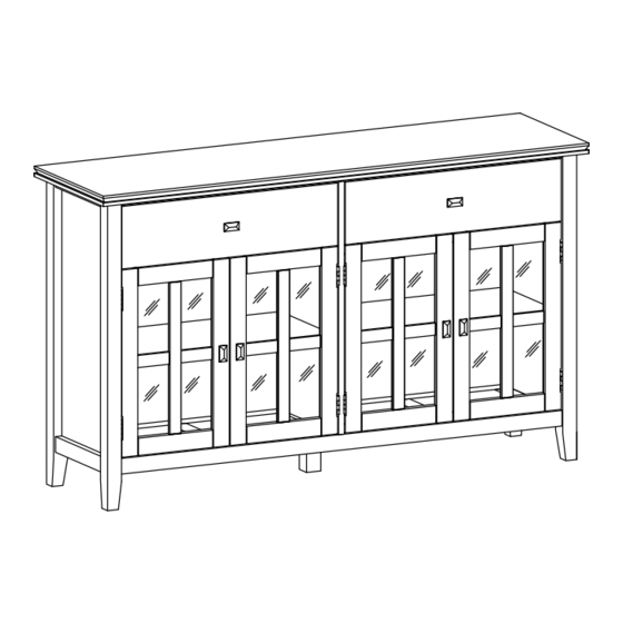 SIMPLIHOME brooklyn+max WyndenHall AXCARTLG11-DCB Manual