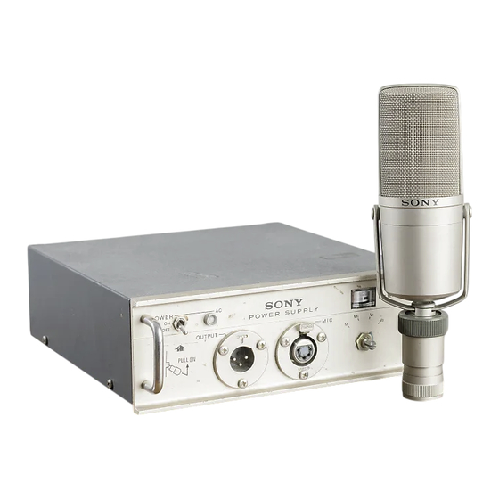 Sony C-47 Service Manual