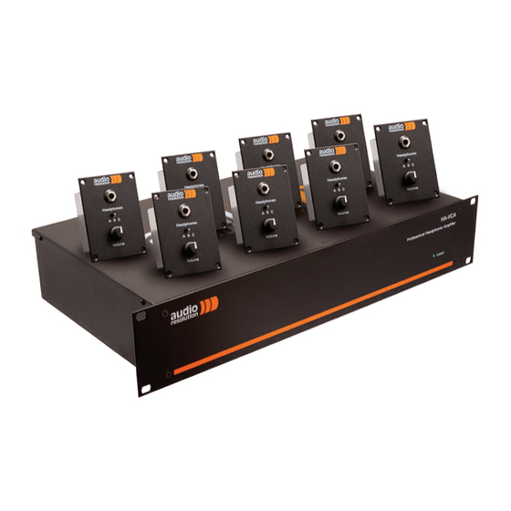 MediaTech audio resolution HA-8 VCA Owner's Manual