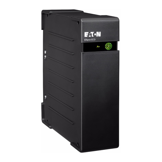 Eaton Ellipse ECO 500 Installation And User Manual