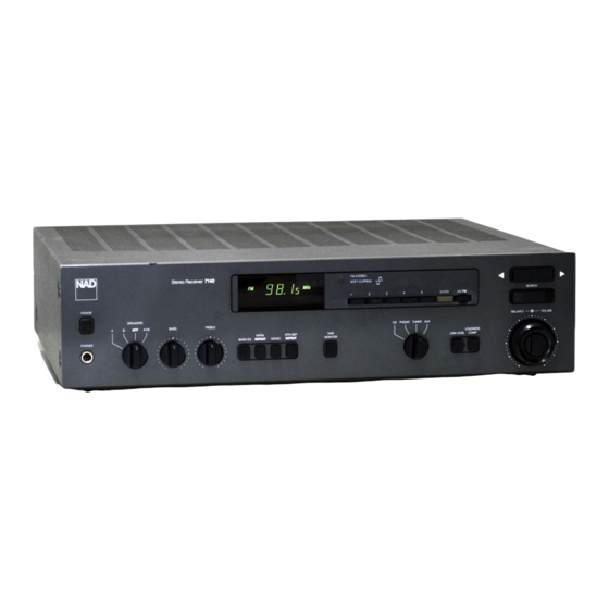 NAD 7140 Specification Sheet