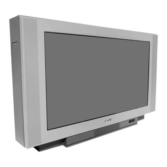 Sony KV-EH36M31 Service Manual
