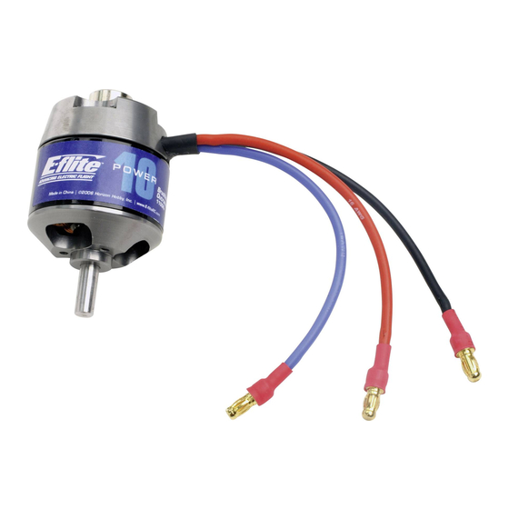 E-FLITE Power 10 Brushless Instructions