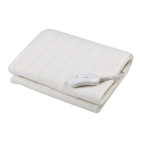 HELLER HEBSF Fitted Electric Blanket Manuals