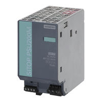 Siemens SITOP modular 24 V/20 A Operating Instructions Manual