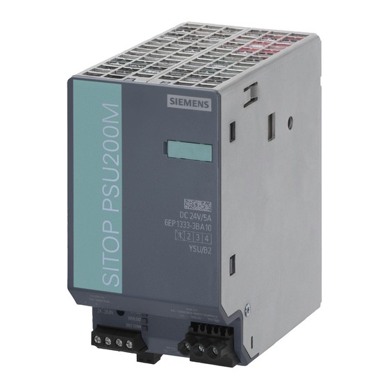 Siemens SITOP Series Function Manual
