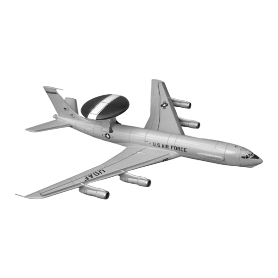 MINICRAFT E-3 Sentry AWACS Quick Start Manual