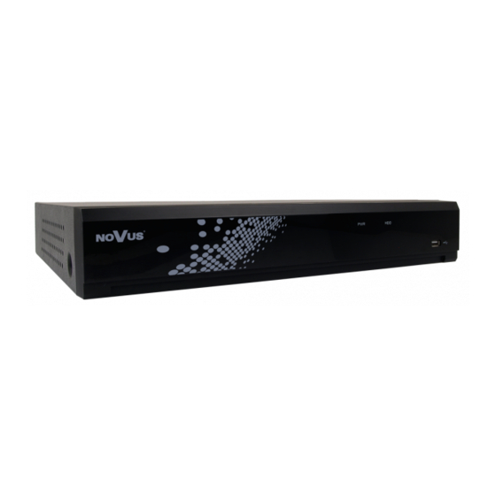 Novus NVR-4108-H1 Quick Start Manual