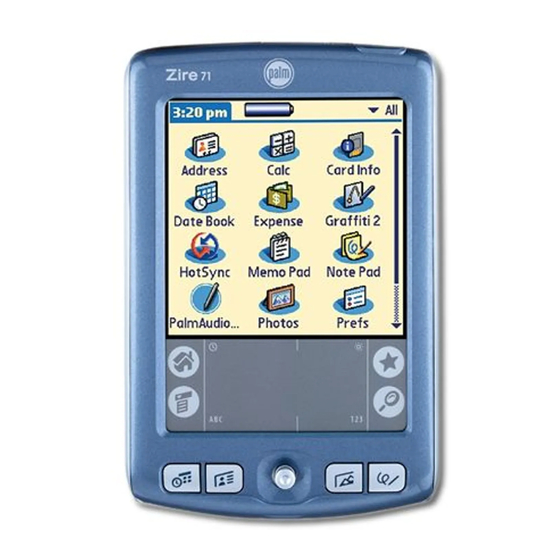 Palm Zire 71 Handbook