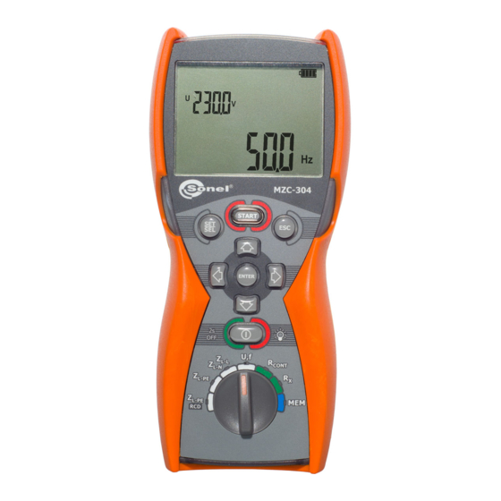Sonel WMGBMZC304F User Manual