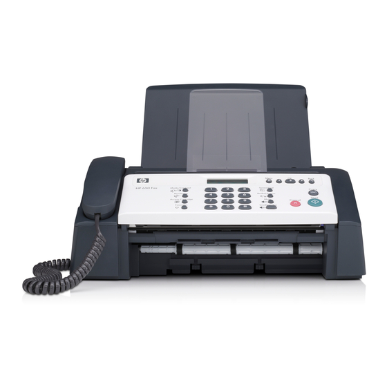 HP 650 - Fax Start Manual