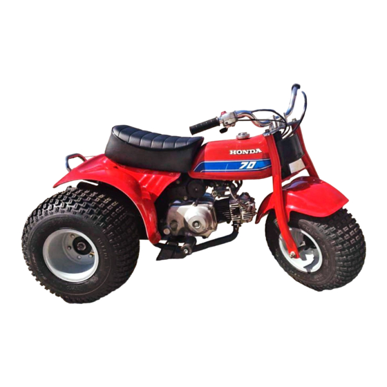 Honda ATC70 1982 Ower's Manual
