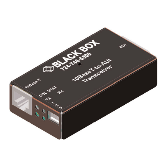Black Box LE180A User Manual