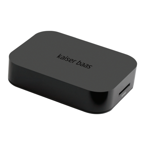 Kaiser Baas HD Media Hub User Manual