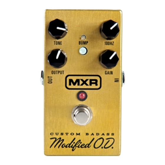 Dunlop MXR M77 Directions For Use