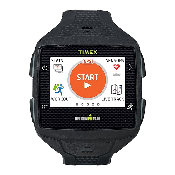 Timex Ironman One GPS+ User Manual