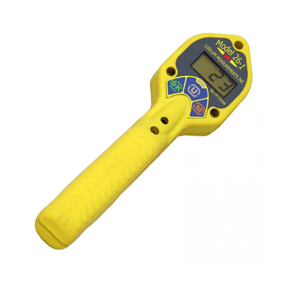 LUDLUM 26-1 User Manual