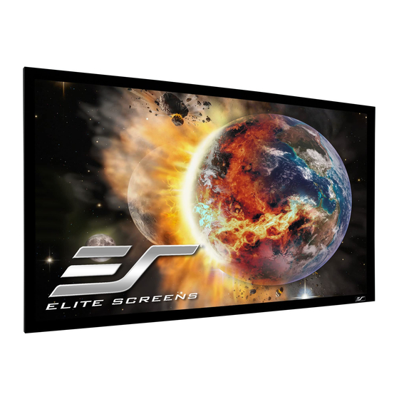 Elite Screens StarFrame Series User Manual