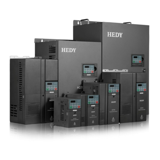 Hedy HD700 Series Easy Start Manual