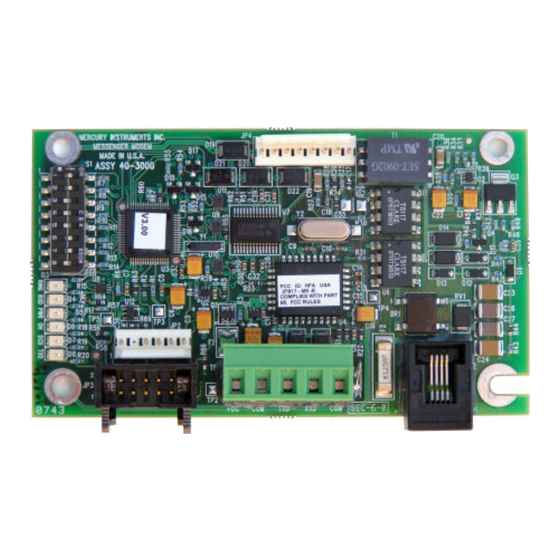 Mercury Messenger Modem User Manual