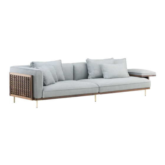 De La Espada LUCA NICHETTO BELLE REEVE SOFA Assembly Instructions Manual