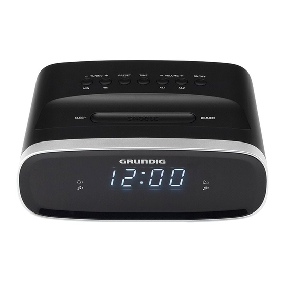 Grundig Sonoclock 1500 Manual