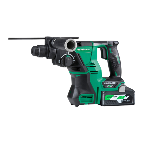 Metabo HPT DH 36DPA Safety Instructions And Instruction Manual