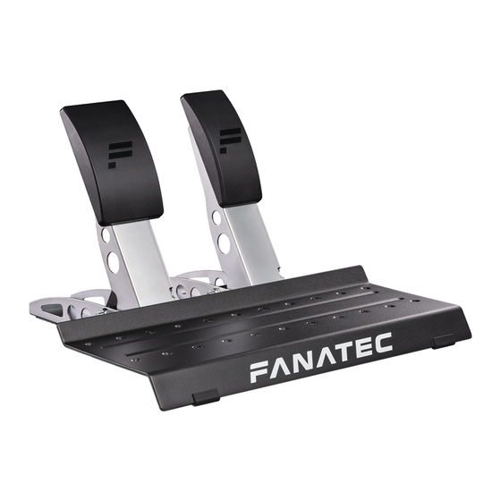 FANATEC CSL Pedals Quick Manual