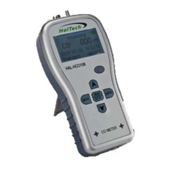 Haltech HAL-HCO106 Operational Manual