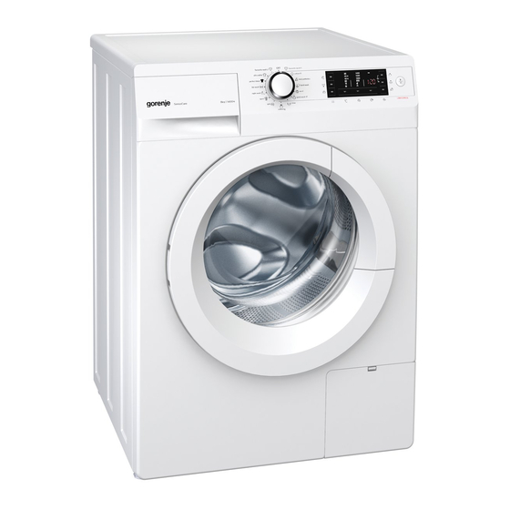 Gorenje W7523 Detailed Instructions