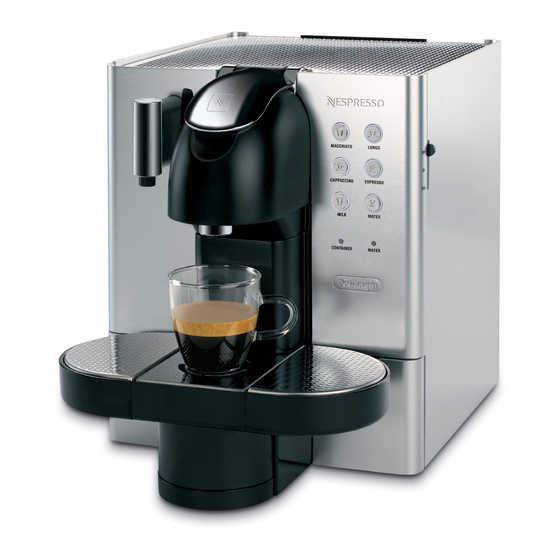 Nespresso DeLonghi Lattissima PREMIUM Instructions Manual