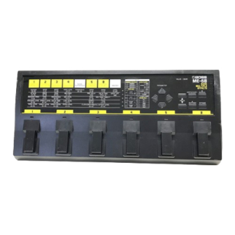 Boss ME-6B Owner's Manual