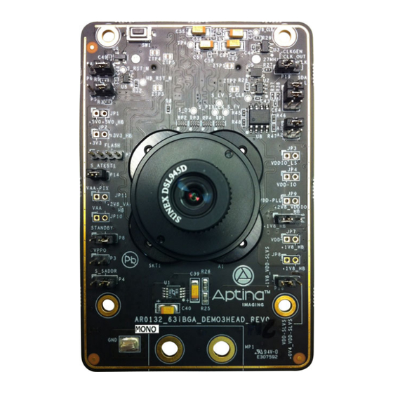 ON Semiconductor AR0132AT6M00XPEAH3-GEVB User Manual