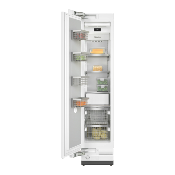 Miele F 2412 Vi Operating And Installation Instructions