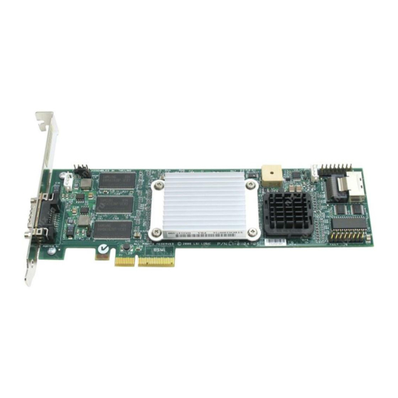 Intel SRCSAS144E - RAID Controller Hardware Manual