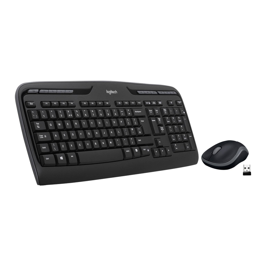 Logitech MK330 Getting Started Manual