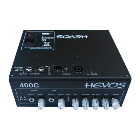 HEVOS 400C Owner's Manual