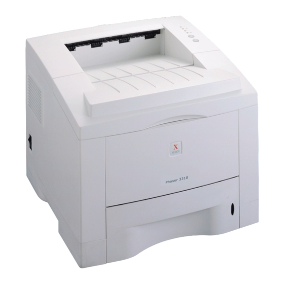 Xerox Phaser 3310 User Manual