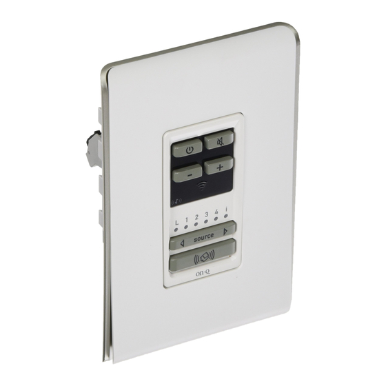 LEGRAND lyriQ AU5010 Series Instruction/Installation Sheet