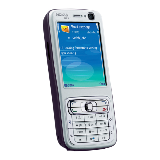 Nokia N73 - Smartphone 42 MB Manuals