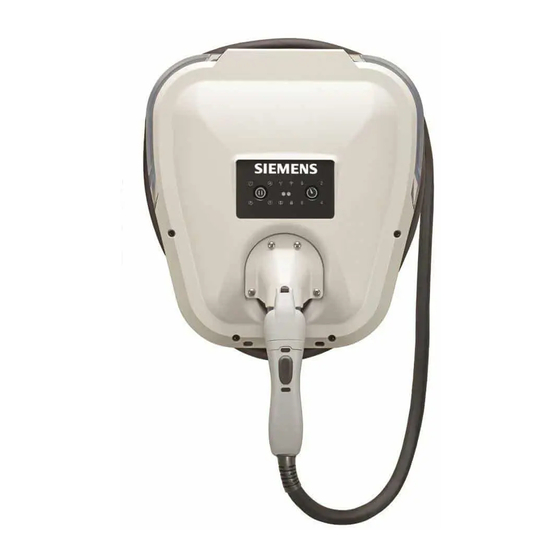 User Manuals: Siemens VersiCharge Vehicle Charger