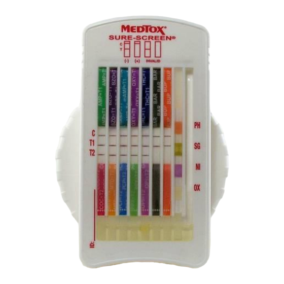 MEDTOX SURE-SCREEN Quick Reference Manual