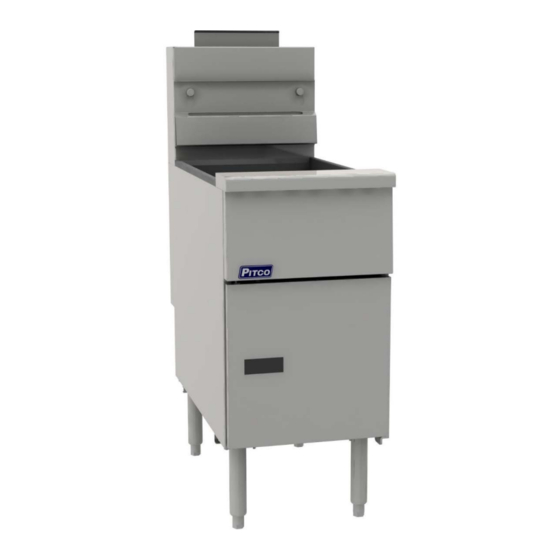 Pitco VF35 Installation And Operation Manual