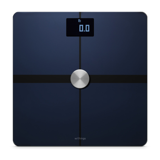 Withings Body+ Quick Installation Manual