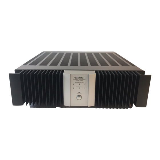 Rotel RMB-1066 Technical Manual